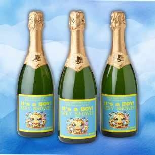 Etiquetas Para Vinos Espumosos Baby Shower de abeja de miel de abeja a abeja