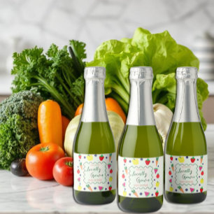 Etiquetas Para Vinos Espumosos Baby Shower en el mercado de agricultores locales