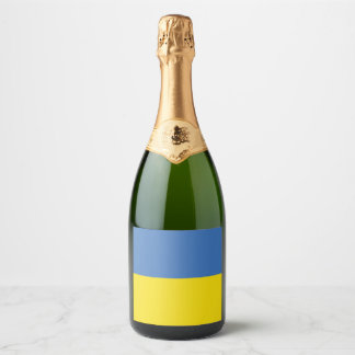 Etiquetas Para Vinos Espumosos Bandera ucraniana, eslava ucraniana, С л а в У к а