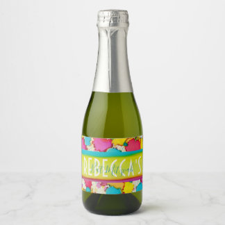Etiquetas Para Vinos Espumosos Bat Bat Mitzvah Confetti Mini