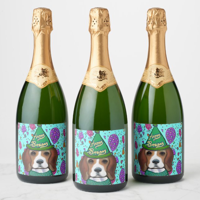 ETIQUETAS PARA VINOS ESPUMOSOS BEAGLE  (Botellas)