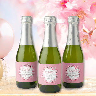 Etiquetas Para Vinos Espumosos Bebé en flor floreciente
