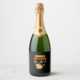 Etiquetas Para Vinos Espumosos Beekeeper Gift Familia Bumble Bee Squad