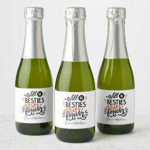 Etiquetas Para Vinos Espumosos Bestis for Life Amigos de BFF Regalo por siempre