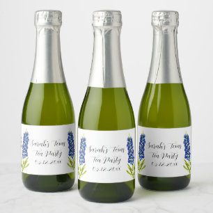 Etiquetas Para Vinos Espumosos Bluebonnets Bridal Shower Floral Bridal Shower