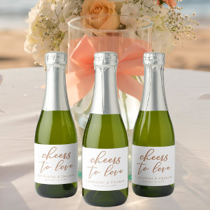 Etiquetas Para Vinos Espumosos Boda de guión de Siena vitorea para amar al Person