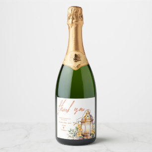 Etiquetas Para Vinos Espumosos Boda de otoño con linternas en otoño gracias a fav