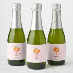 Etiquetas Para Vinos Espumosos Boda elegante moderna: Amor a primera Spritz