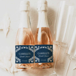 Etiquetas Para Vinos Espumosos Boda mexicano de Blue Talavera