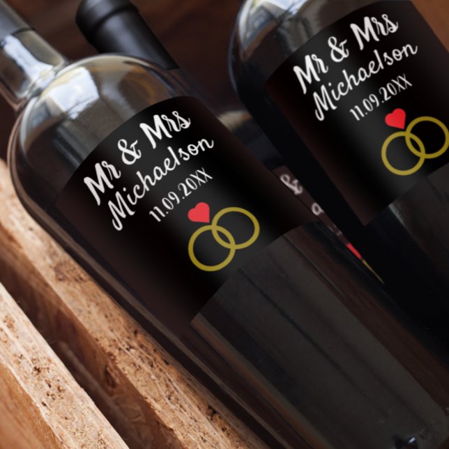 Etiquetas Para Vinos Espumosos Boda Personalizada (Subido por el creador)