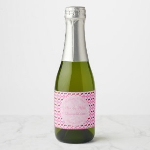 Etiquetas Para Vinos Espumosos Boda Primavera Rosa Flor de cerezo y cerezas