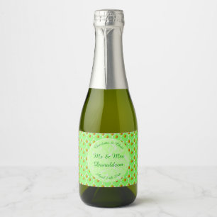 Etiquetas Para Vinos Espumosos Bonito Boda Primavera Flor de Apple y manzanas
