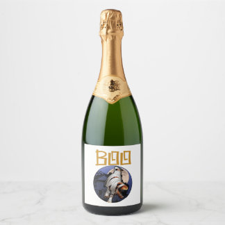 Etiquetas Para Vinos Espumosos Boo Halloween