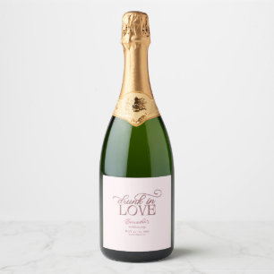 Etiquetas Para Vinos Espumosos Borracho Enamorado Torre De Champagne Bachelorette