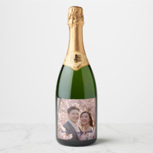 Etiquetas Para Vinos Espumosos Botella de vino boda