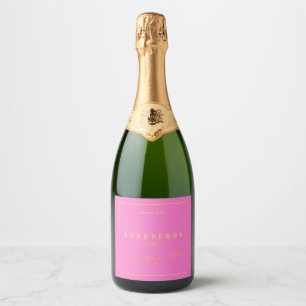 Etiquetas Para Vinos Espumosos Boudreaux Bubbly - Edición de Courtney (Versión 5)