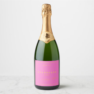 Etiquetas Para Vinos Espumosos Boudreaux Bubbly - Edición de Courtney (Versión 5)