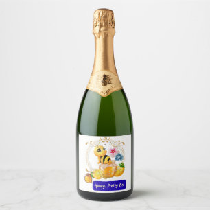 Etiquetas Para Vinos Espumosos Cariño, Bonito Bee