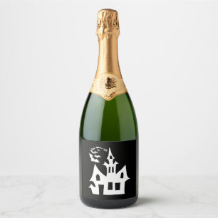 Etiquetas Para Vinos Espumosos casa de halloween