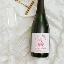 Etiquetas Para Vinos Espumosos Cerezas Coquette de Arcos y Chicas Solteras