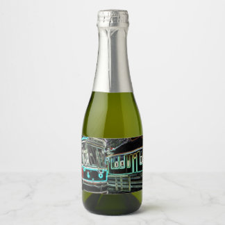 Etiquetas Para Vinos Espumosos CLRV Neon at stn Mini Wine Bottle Label Set (6 pk)