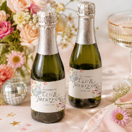 Etiquetas Para Vinos Espumosos Club Twenty-One Garden Disco