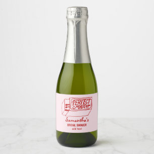Etiquetas Para Vinos Espumosos Combinación Perfecta Desenho a Mano Coquette Despe