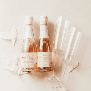 Etiquetas Para Vinos Espumosos Cómpralo Cuando Pegue El Favor De Baby Shower, Cal