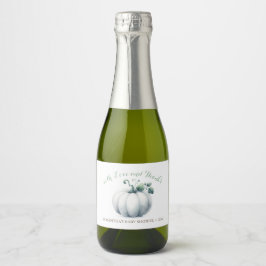Etiquetas Para Vinos Espumosos Con Amor Y Gracias Calabaza Blanca