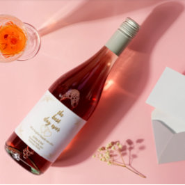 Etiquetas Para Vinos Espumosos Corazones de champán de ensayo de boda personaliza