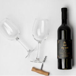 Etiquetas Para Vinos Espumosos Corazones de champán de ensayo de boda personaliza