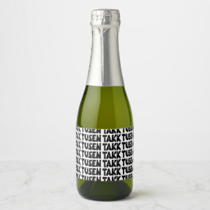 Etiquetas Para Vinos Espumosos Corte de lingotes en blanco y negro