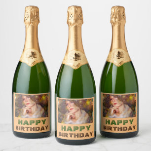 Etiquetas Para Vinos Espumosos Cumpleaños intemporal del momento