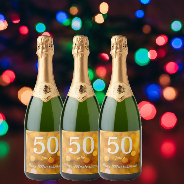 Etiquetas Para Vinos Espumosos cumpleaños personalizado (Subido por el creador)