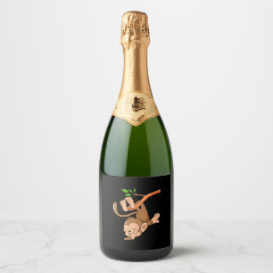 Etiquetas Para Vinos Espumosos Dabbing Dance Monkey