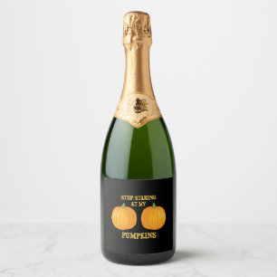 Etiquetas Para Vinos Espumosos Deja de mirar a mis calabazas