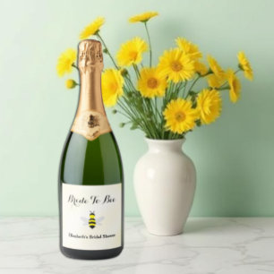 Etiquetas Para Vinos Espumosos Despedida de soltera Bride To Bee