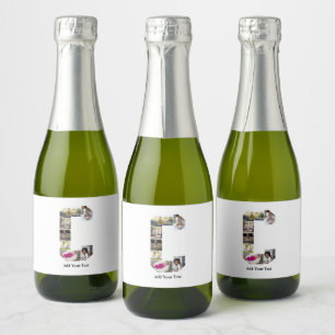 Etiquetas Para Vinos Espumosos Diseñar su propia letra C Collage de fotos