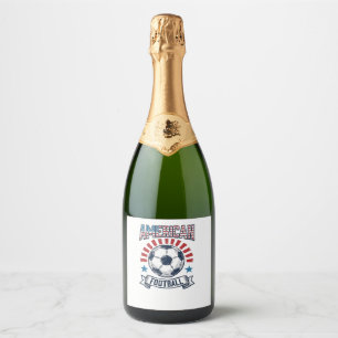 Etiquetas Para Vinos Espumosos Diseño de camiseta de fútbol americano vintage