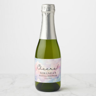 Etiquetas Para Vinos Espumosos Dreamy Cloud Nueve Bridal Shower