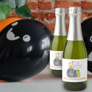 Etiquetas Para Vinos Espumosos Ducha de bebé de Halloween Favor de poción para ha