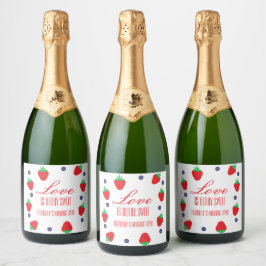 Etiquetas Para Vinos Espumosos El amor es una fruta dulce Bridal Shower