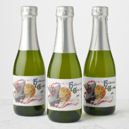 Etiquetas Para Vinos Espumosos El beso de la bruja: una calabaza de Halloween