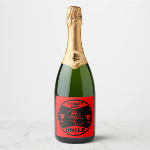 Etiquetas Para Vinos Espumosos El mejor tío del mundo