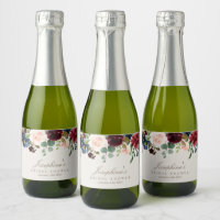 Elegancia invernal Mini Fragmentos de botella de v