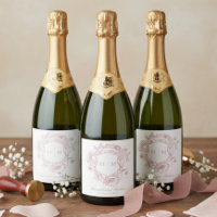 Elegante Cresta de Pájaro Chinoiserie Rosa para Bo