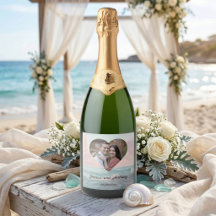 Elegante Foto Única de Boda en la Playa Costera