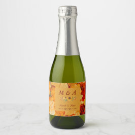 Etiquetas Para Vinos Espumosos Elegante Oro Rojo Sale Boda