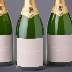 Etiquetas Para Vinos Espumosos Elegante orquídea