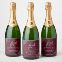 Elegantes Cebollas Plateadas Bodas de Borgoña Grac
